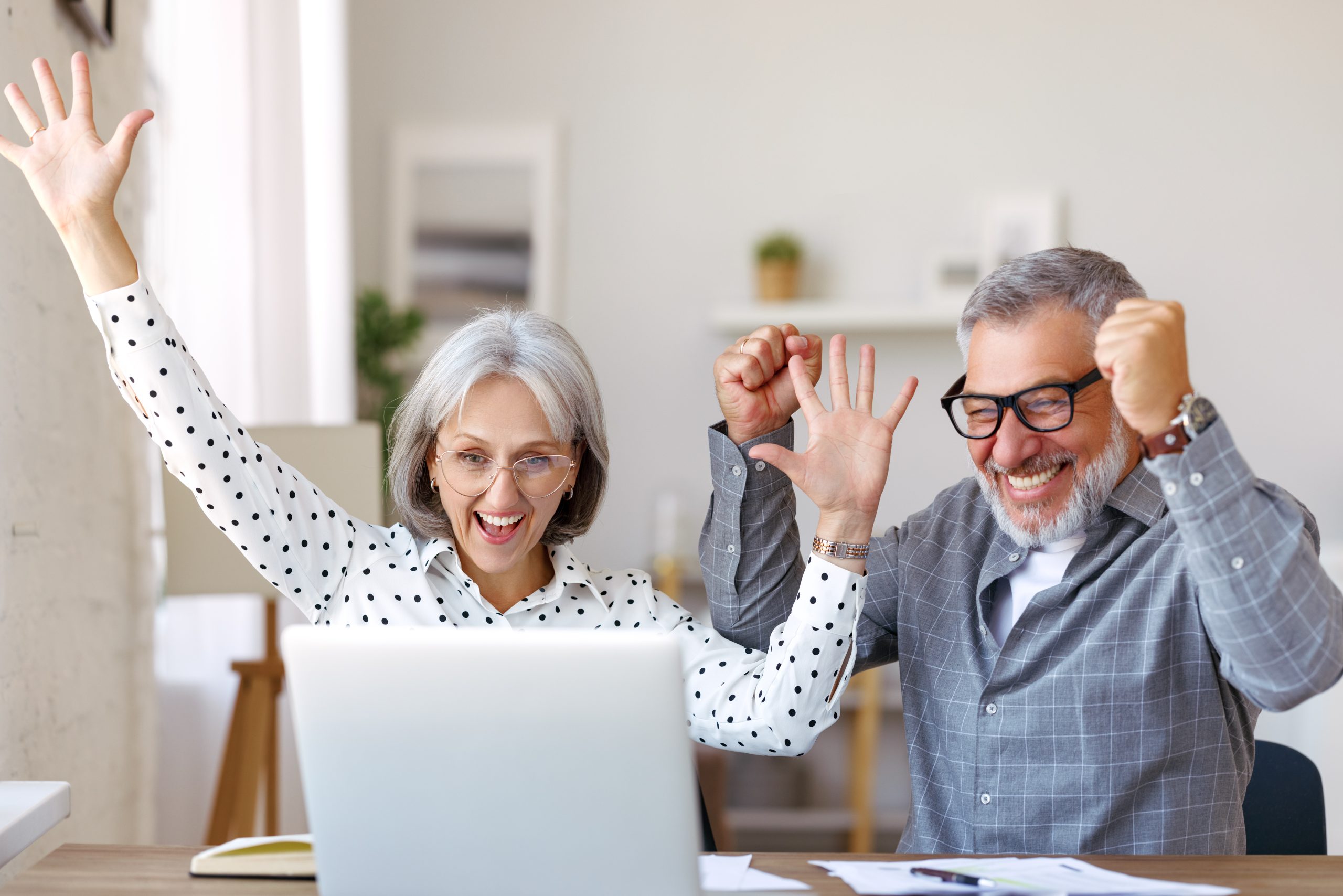 Celebrate success after buying or selling your property with J.P. King